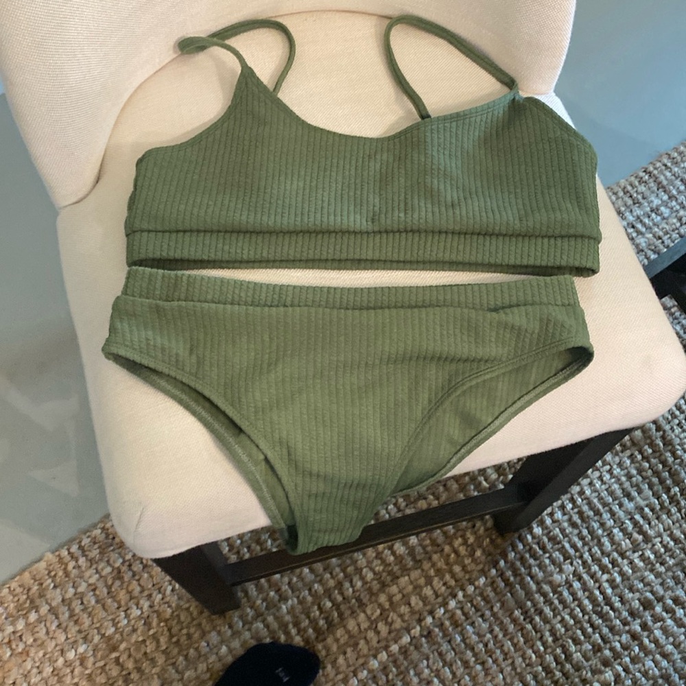 Olive green bikini